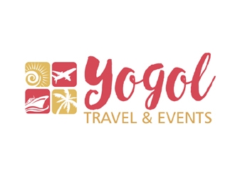 Y.O.G.O.L       Or       Yogol Travel  & Events logo design by ingepro