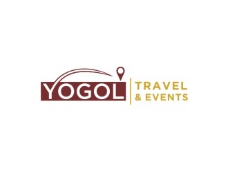 Y.O.G.O.L       Or       Yogol Travel  & Events logo design by bricton