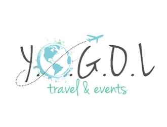 Y.O.G.O.L       Or       Yogol Travel  & Events logo design by ingepro