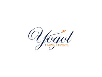 Y.O.G.O.L       Or       Yogol Travel  & Events logo design by ammad