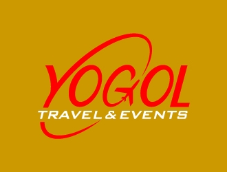 Y.O.G.O.L       Or       Yogol Travel  & Events logo design by josephope