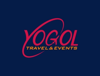 Y.O.G.O.L       Or       Yogol Travel  & Events logo design by josephope