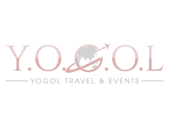Y.O.G.O.L       Or       Yogol Travel  & Events logo design by fawadyk