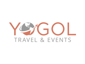 Y.O.G.O.L       Or       Yogol Travel  & Events logo design by lexipej
