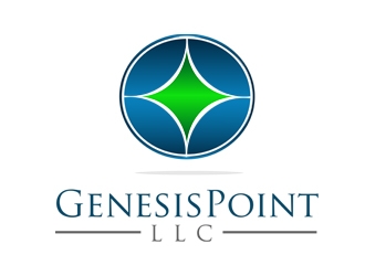 GenesisPoint LLC logo design by nikkl