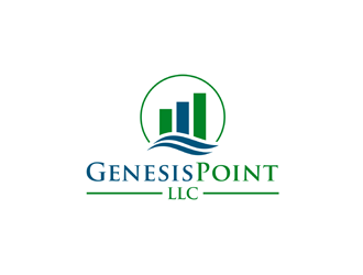 GenesisPoint LLC logo design by bomie