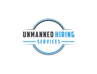 Unmanned Hiring Services, LLC logo design by bricton