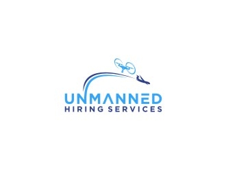 Unmanned Hiring Services, LLC logo design by bricton