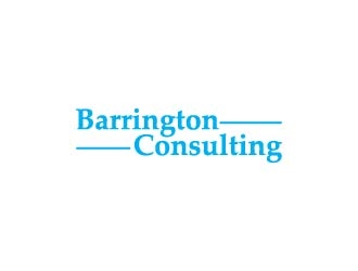 Barrington Consulting logo design by cybil