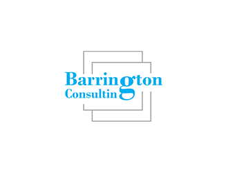 Barrington Consulting logo design by checx