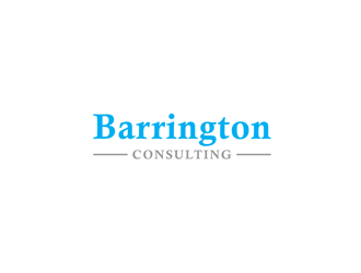 Barrington Consulting logo design by bomie
