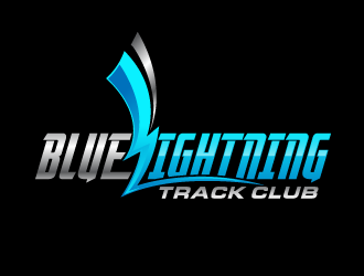 Blue Lightning Track Club logo design by scriotx