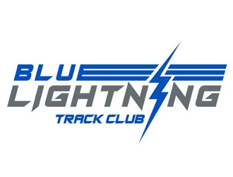Blue Lightning Track Club logo design by CreativeMania