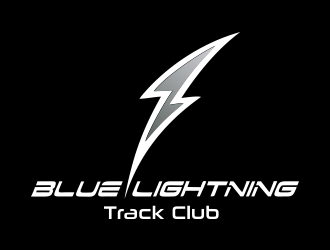 Blue Lightning Track Club logo design by aldesign