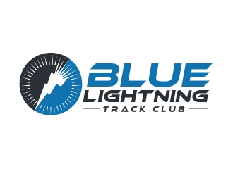 Blue Lightning Track Club logo design by shravya