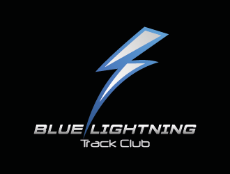 Blue Lightning Track Club logo design by mhala