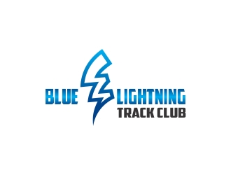 Blue Lightning Track Club logo design by CreativeKiller