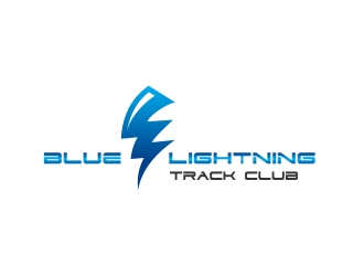 Blue Lightning Track Club logo design by CreativeKiller