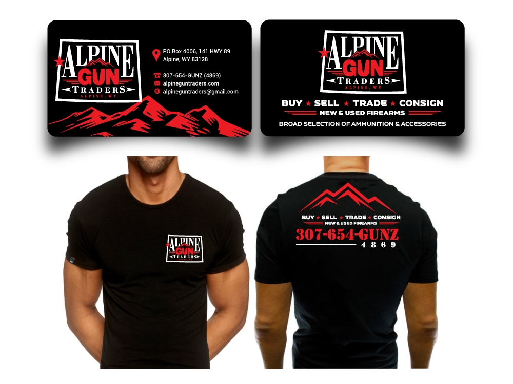 Alpine Gun Traders, AGT acronym logo design by jaize