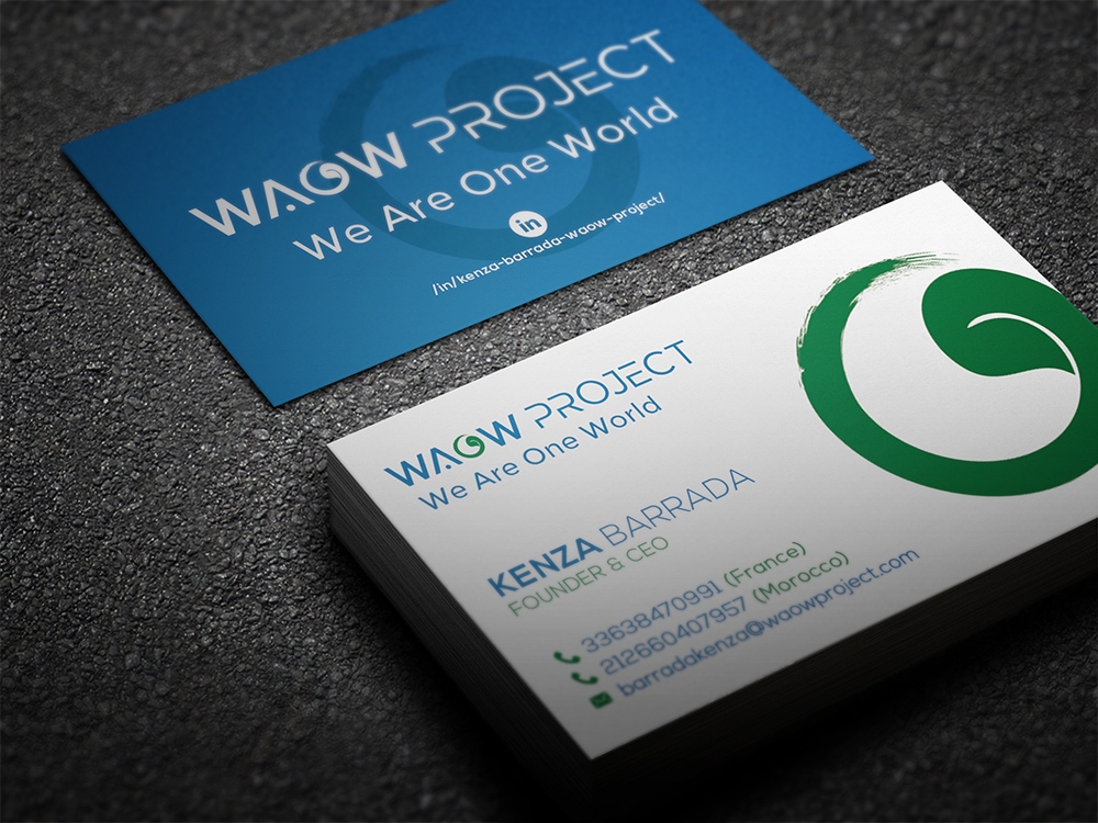 WAOW PROJECT We Are One World logo design by aamir