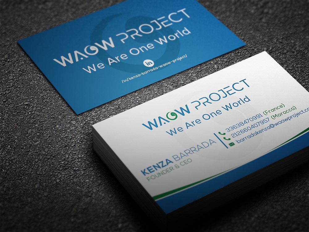 WAOW PROJECT We Are One World logo design by aamir