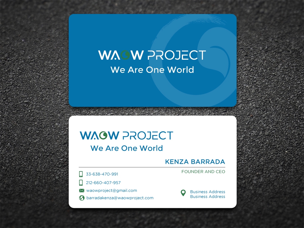 WAOW PROJECT We Are One World logo design by labo