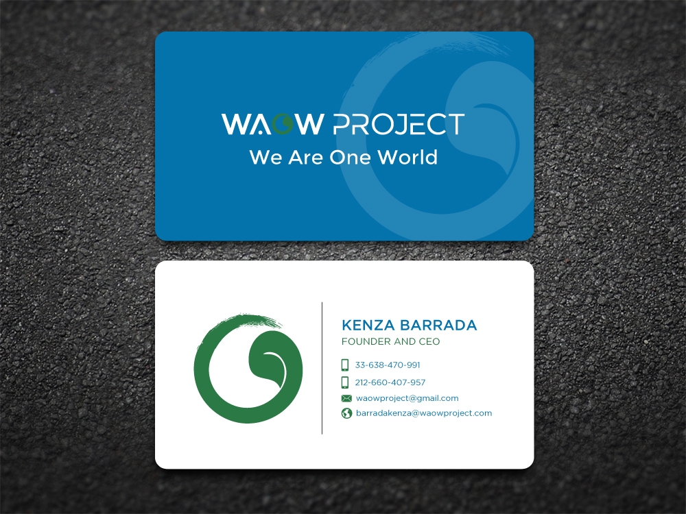 WAOW PROJECT We Are One World logo design by labo