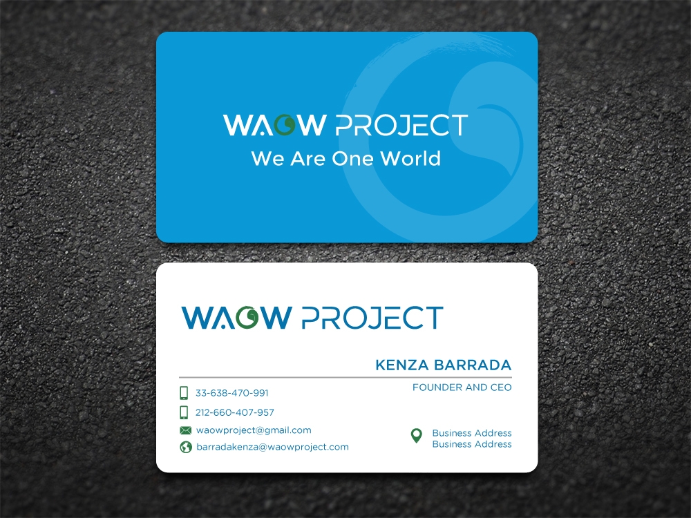 WAOW PROJECT We Are One World logo design by labo