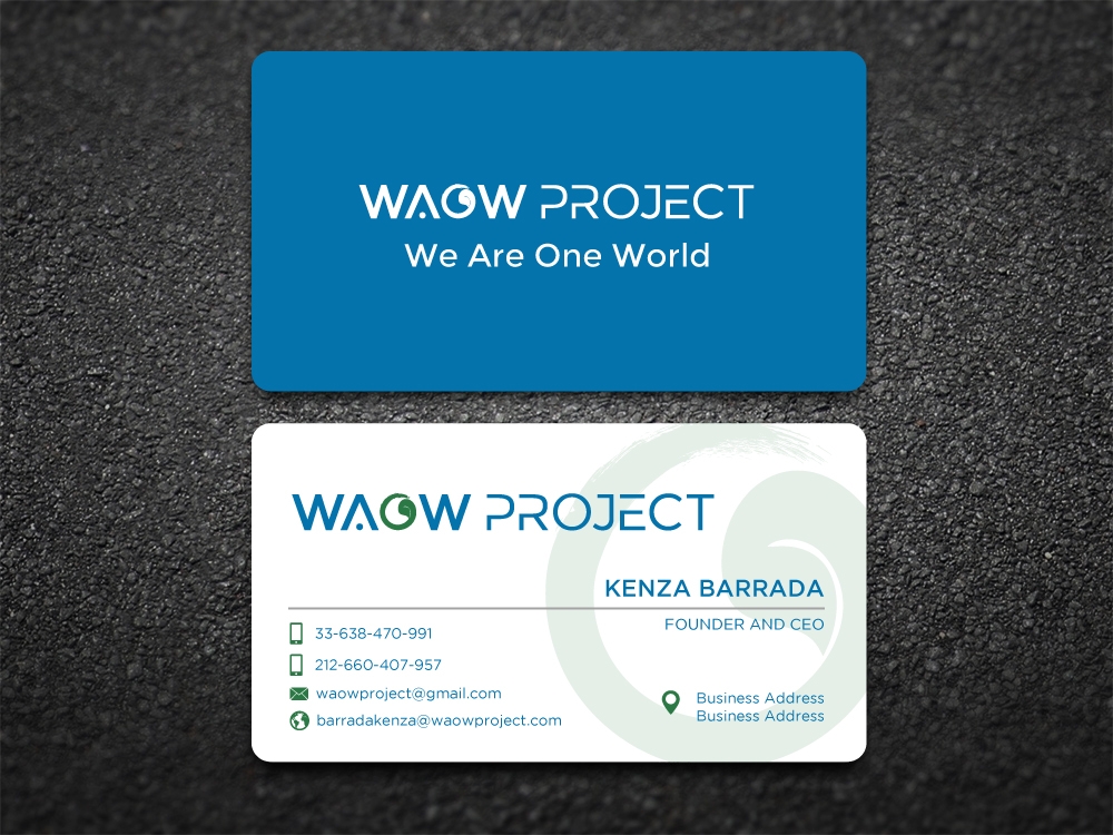 WAOW PROJECT We Are One World logo design by labo