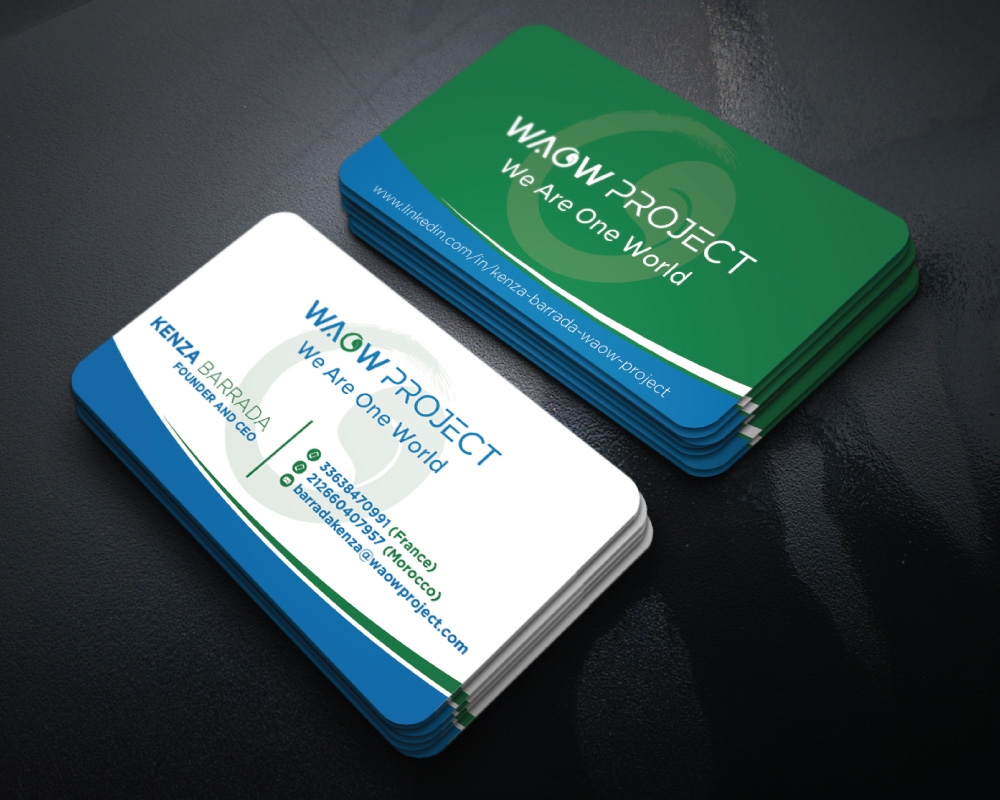 WAOW PROJECT We Are One World logo design by Boomstudioz