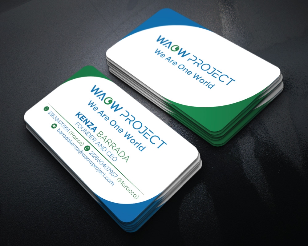 WAOW PROJECT We Are One World logo design by Boomstudioz