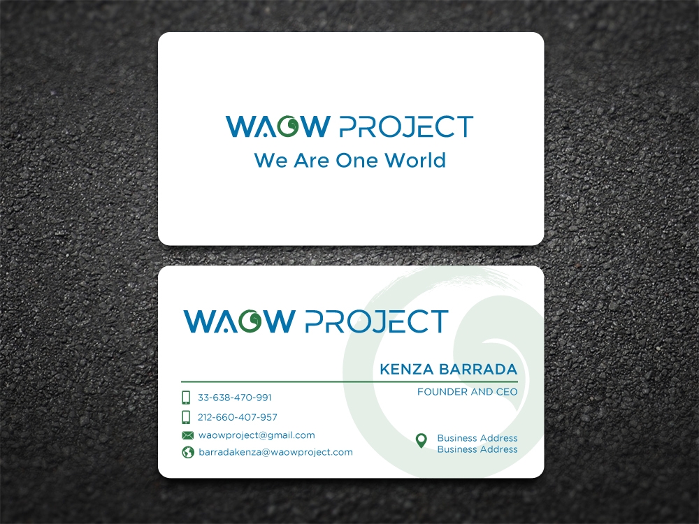 WAOW PROJECT We Are One World logo design by labo