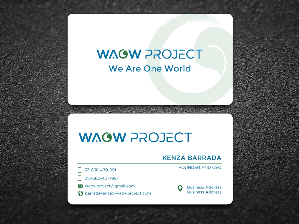 WAOW PROJECT We Are One World logo design by labo