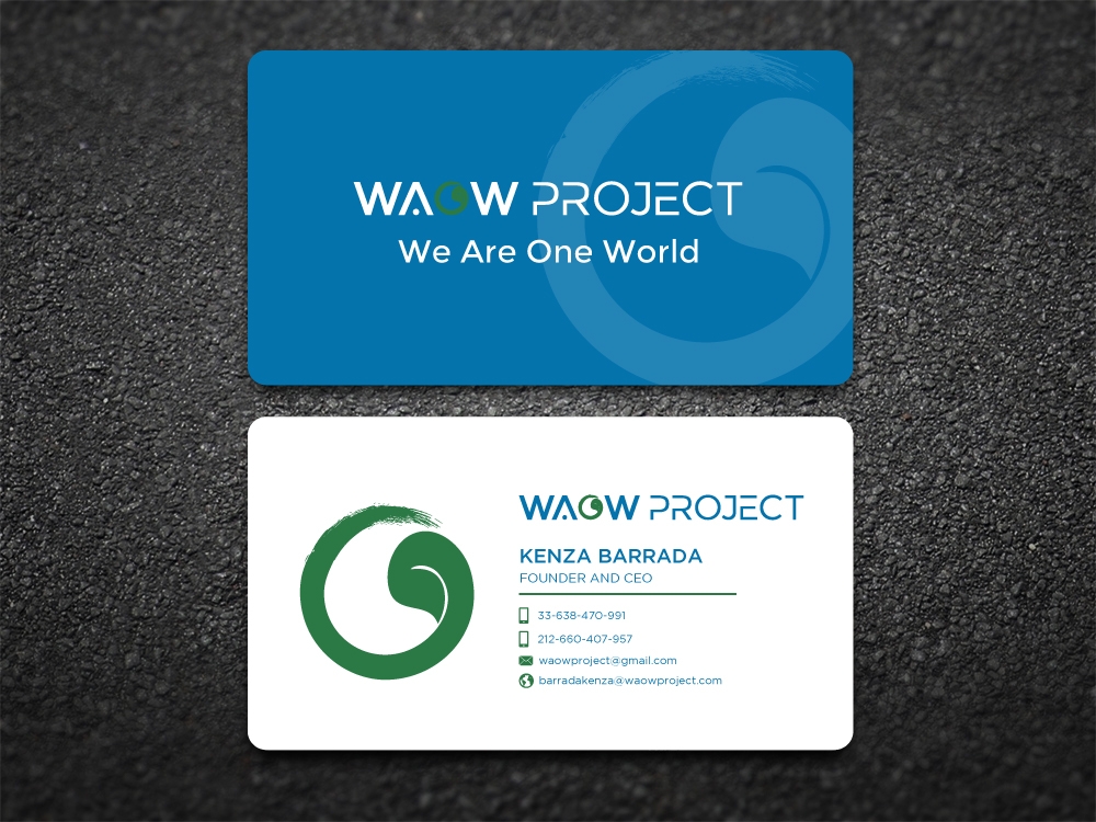 WAOW PROJECT We Are One World logo design by labo
