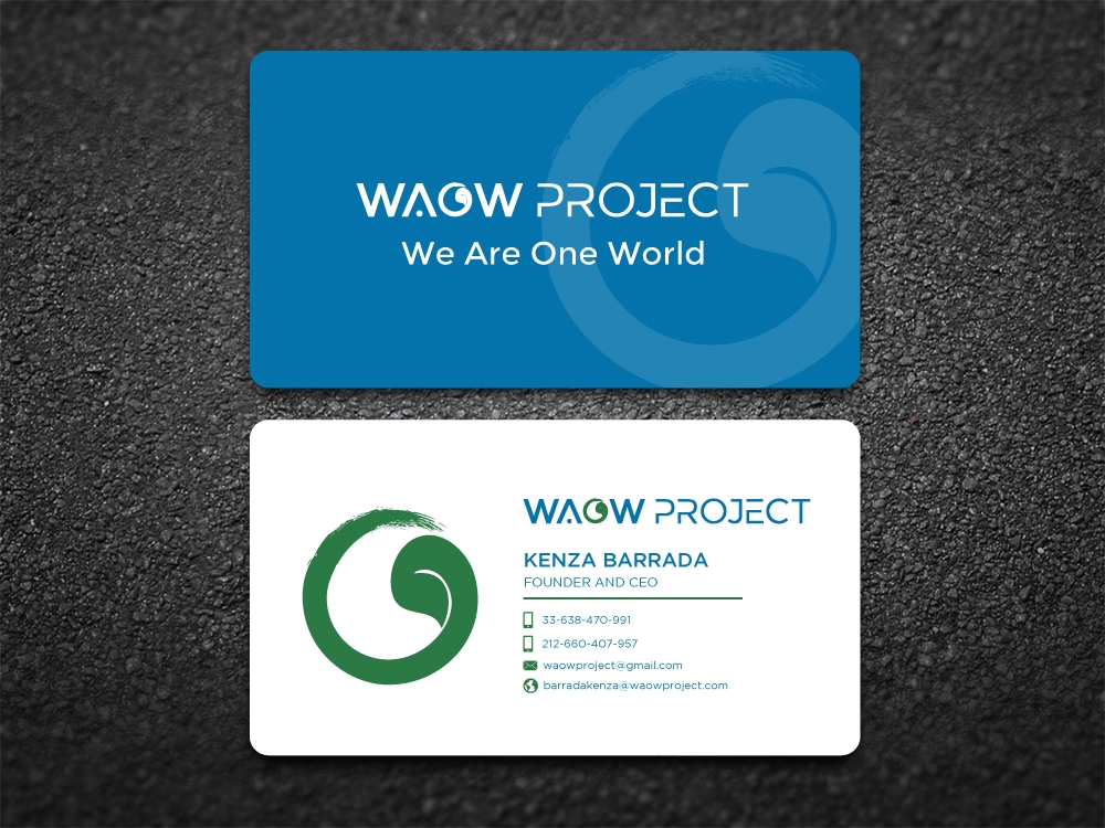 WAOW PROJECT We Are One World logo design by labo
