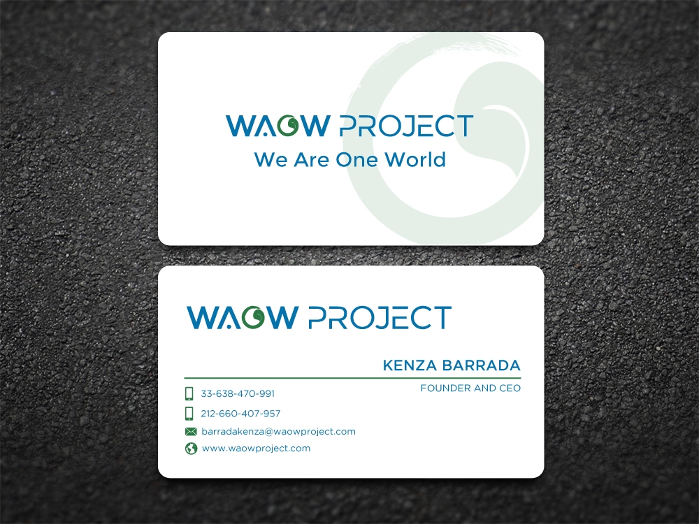 WAOW PROJECT We Are One World logo design by labo