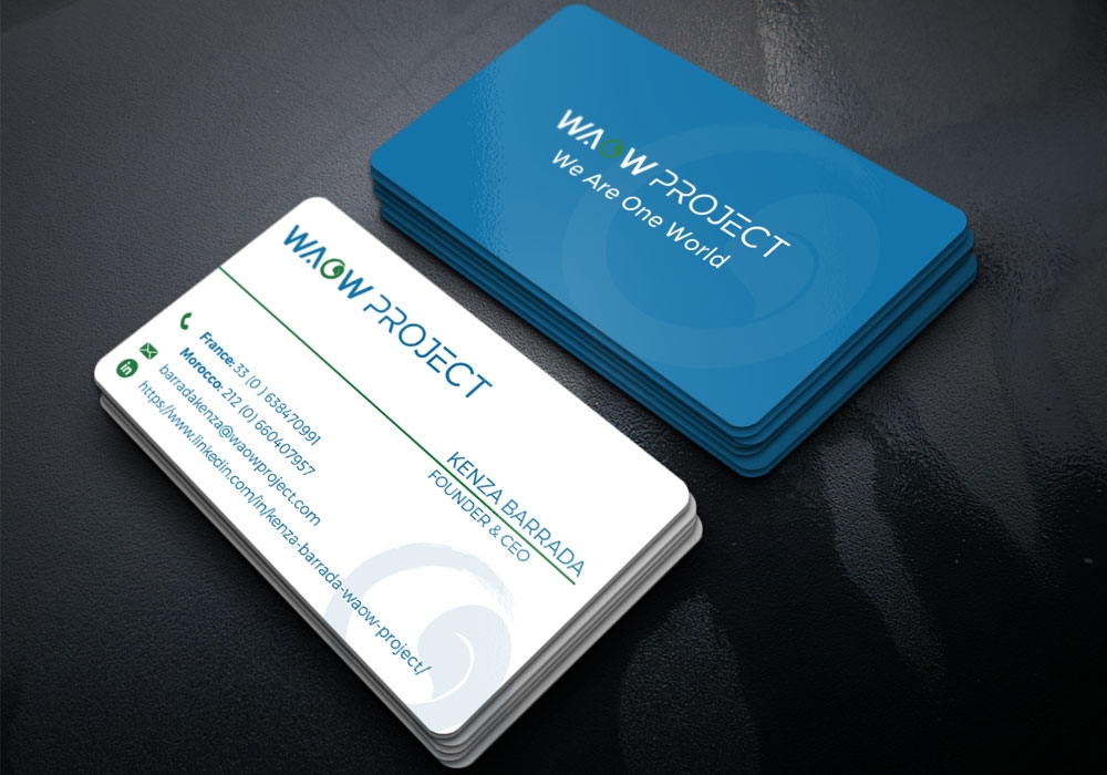 WAOW PROJECT We Are One World logo design by Gelotine