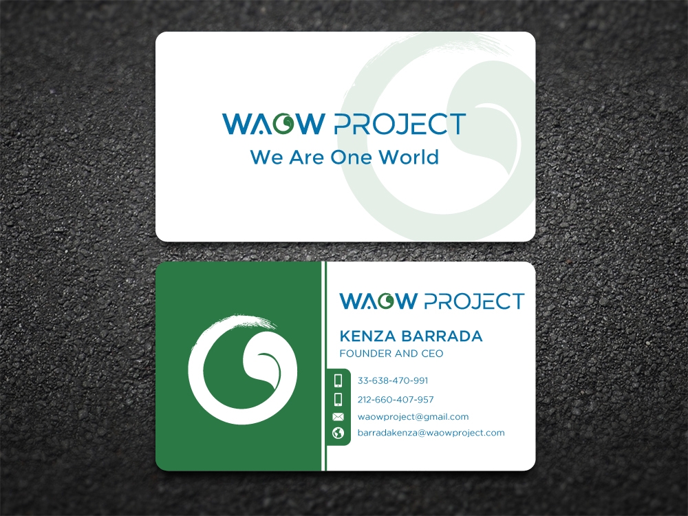WAOW PROJECT We Are One World logo design by labo