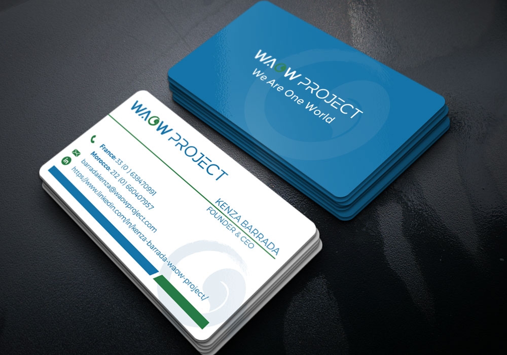 WAOW PROJECT We Are One World logo design by Gelotine