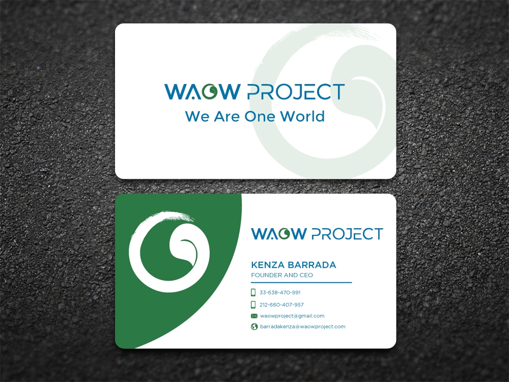 WAOW PROJECT We Are One World logo design by labo