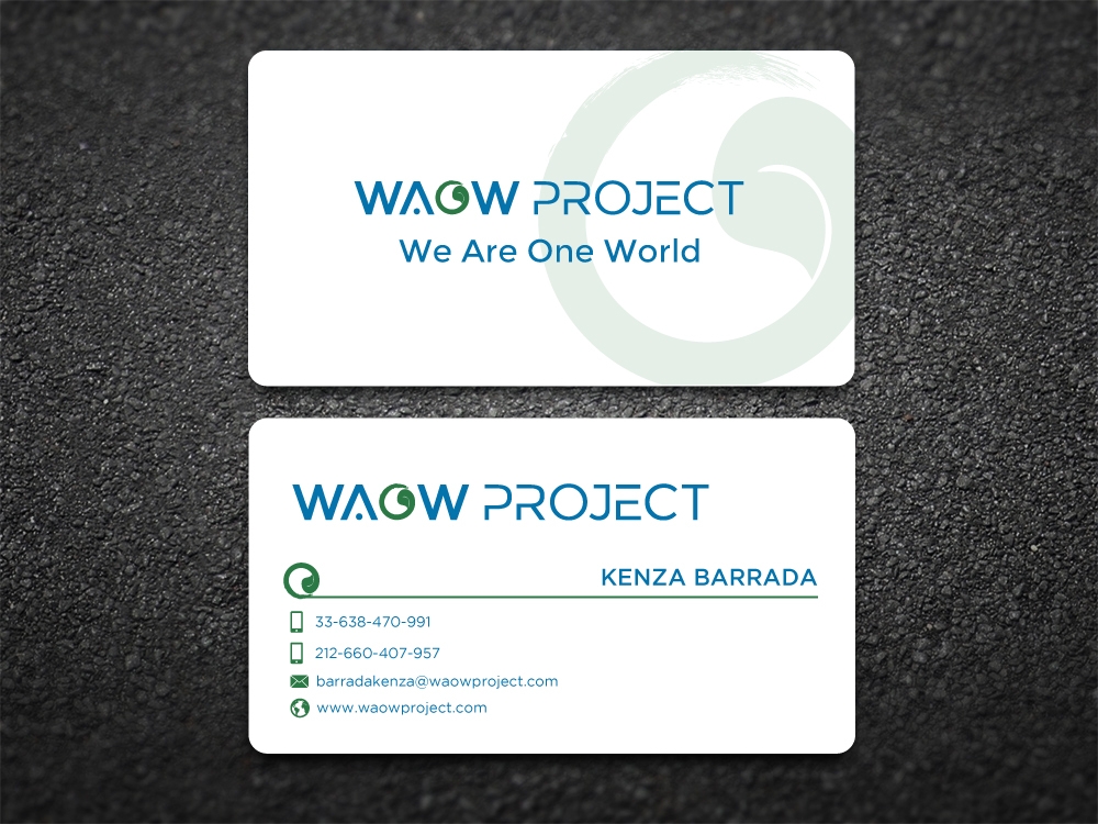 WAOW PROJECT We Are One World logo design by labo