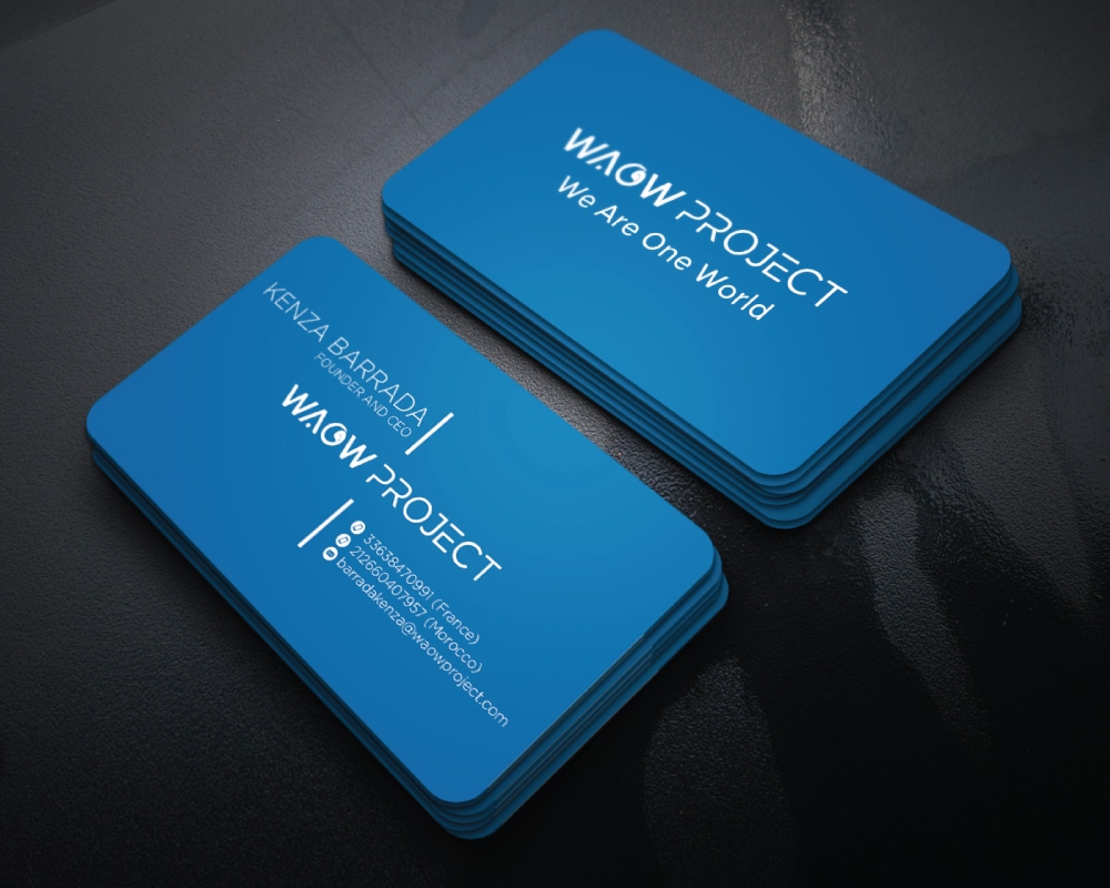 WAOW PROJECT We Are One World logo design by Boomstudioz