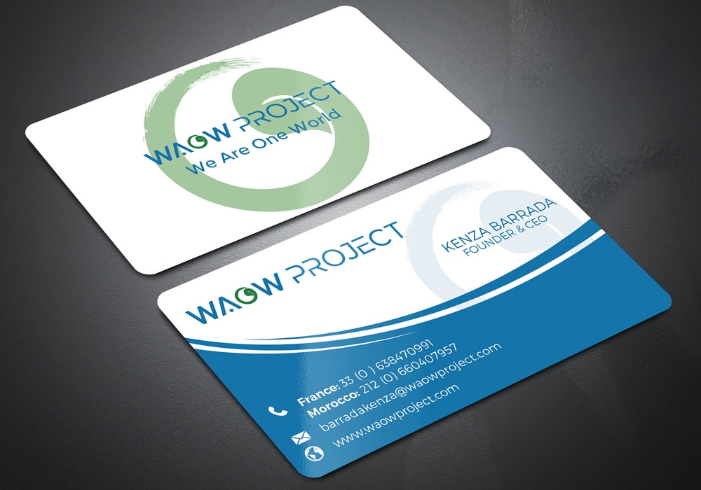 WAOW PROJECT We Are One World logo design by Gelotine
