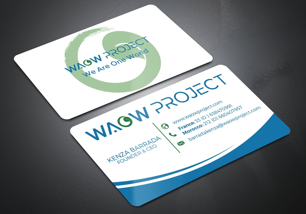 WAOW PROJECT We Are One World logo design by Gelotine