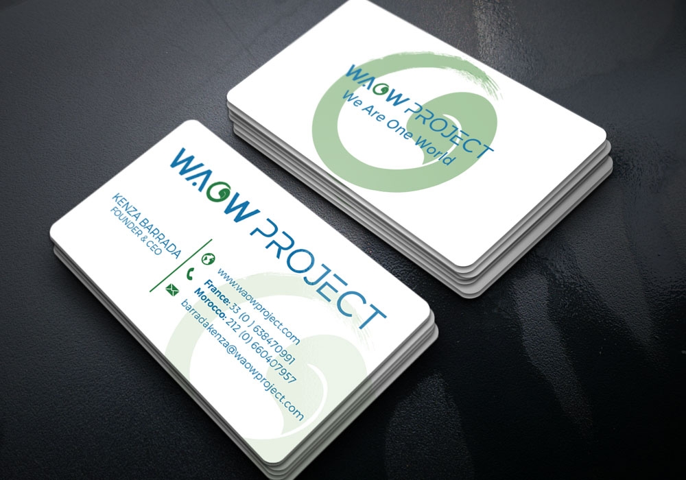 WAOW PROJECT We Are One World logo design by Gelotine