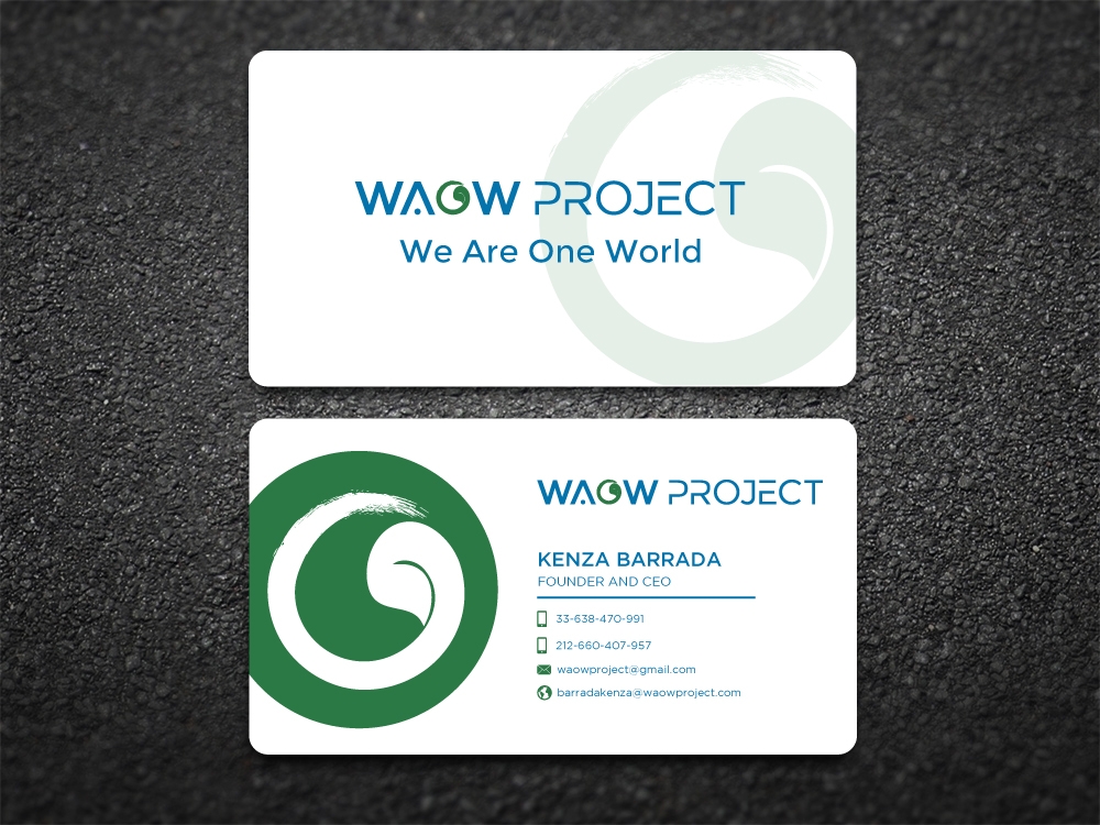 WAOW PROJECT We Are One World logo design by labo