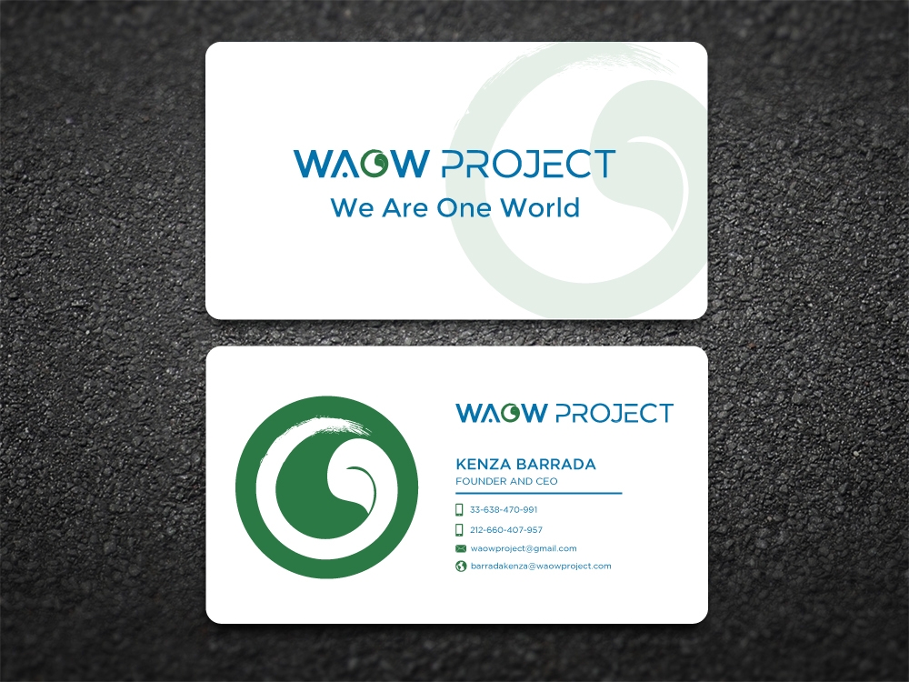 WAOW PROJECT We Are One World logo design by labo