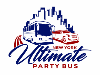 NEW YORK ULTIMATE PARTY BUS  logo design by mutafailan