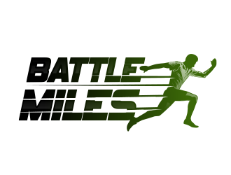 BATTLE MILES logo design by schiena