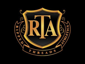 Ripped Threads Athletics  logo design by daywalker